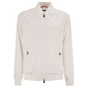 Kiton Men Sea - Bomber Jacket In Technical Fabric